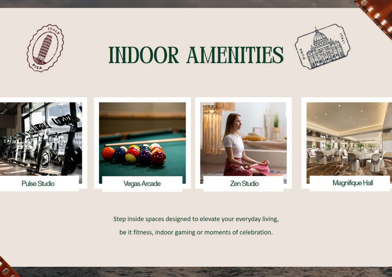 The Global Valley Indoor Amenities - Pulse Studio and Magnifique Hall