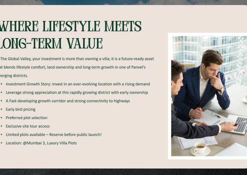 The Global Valley Panvel Investment ROI & Capital Growth
