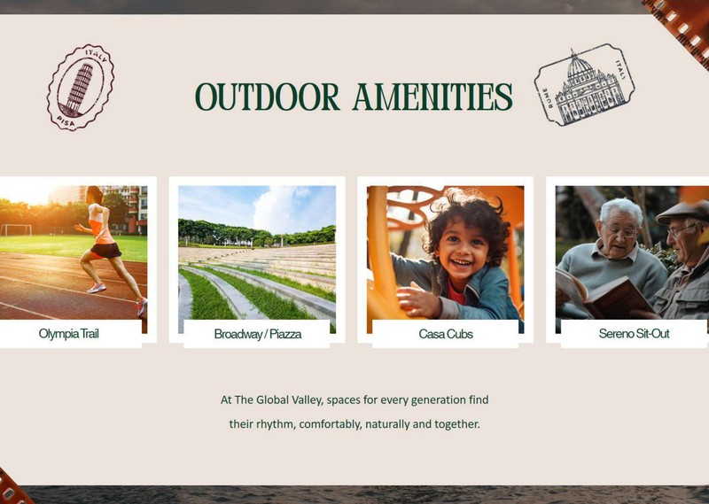 The Global Valley Olympia Trail and Piazza